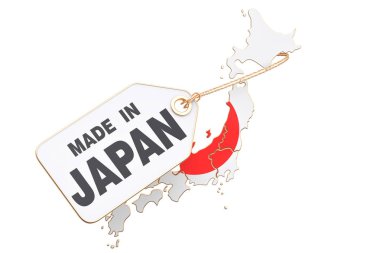Japonya kavram olarak, 3d render yapılmış