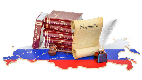 Концепция Конституции России, 3D рендеринг
