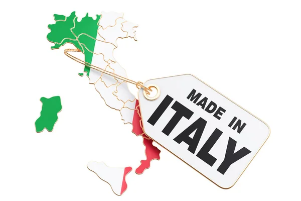 Made in italy concept, 3D-Darstellung — Stockfoto