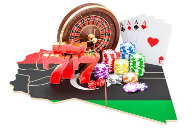 Casino ve kumar Libya kavramı, 3d işleme sektöründe