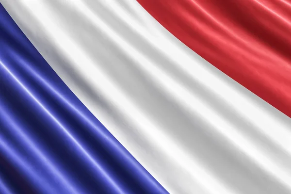 Francouzská vlajka pozadí, 3d vykreslování — Stock fotografie