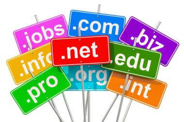 Etki alanı adları ve Internet kavramı, 3d render