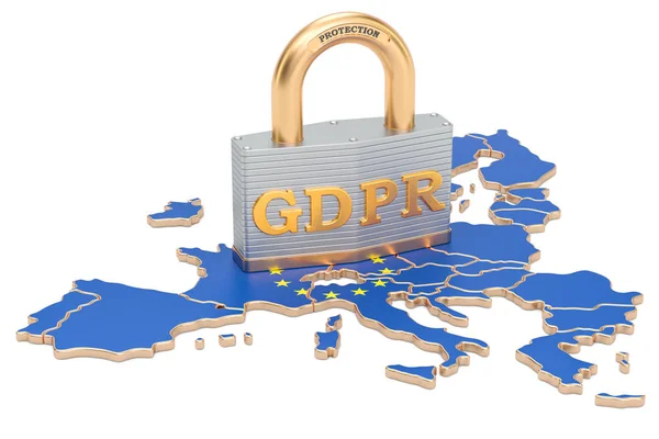 Algemeen Reglement van de bescherming van de gegevens in het concept van de Europese Unie — Stockfoto