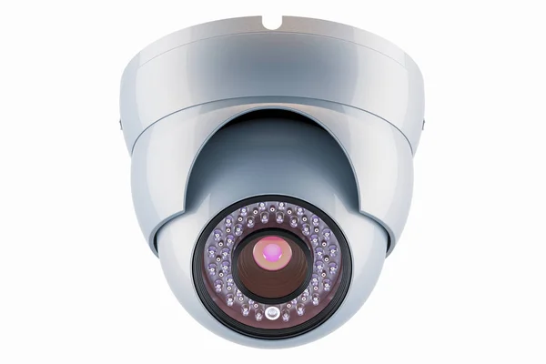 Dome bezpečnostní kamera, 3d vykreslování — Stock fotografie