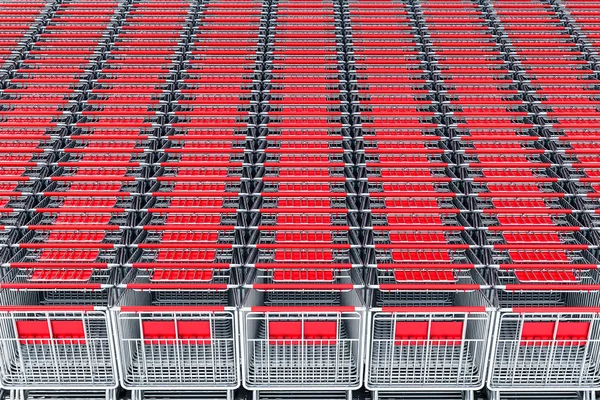 Alışveriş sepetleri, 3d render üzerinden arka plan