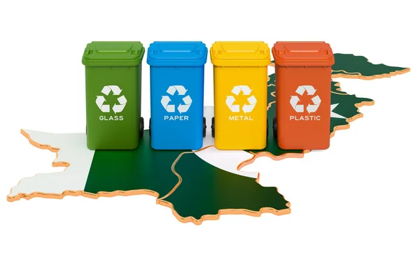 Reciclaje de desechos en Pakistán — Foto de Stock