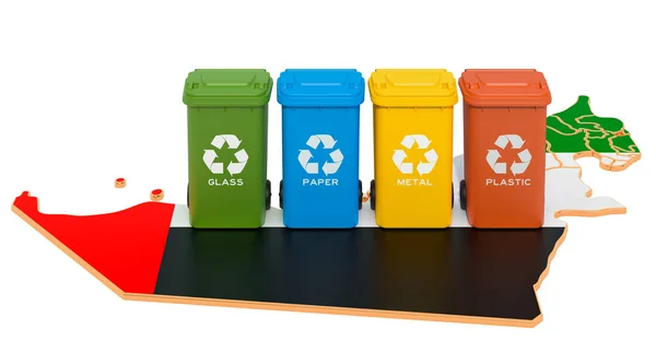 Переработка отходов в ОАЭ — стоковое фото