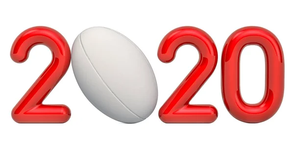 Rugby 2020 concepto, representación 3D —  Fotos de Stock