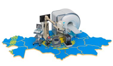 Kazakistan 'da tıbbi teşhis ve araştırma, 3D görüntüleme