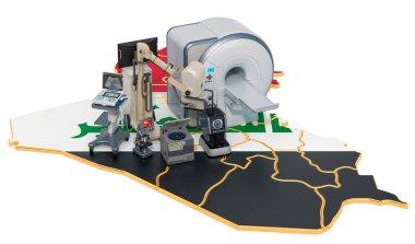 Irak 'ta tıbbi teşhis ve araştırma, 3D