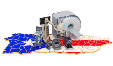 Porto Riko 'da tıbbi teşhis ve araştırma, 3D