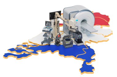 Hollanda 'da tıbbi teşhis ve araştırma, 3D görüntüleme