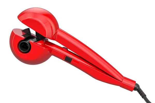 Curler na vlasy, profesionální automatická pára keramické curling hůlka — Stock fotografie
