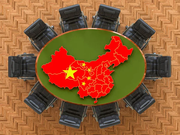 Vergadering van de Chinese regering — Stockfoto