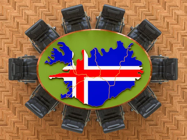 Vergadering van de IJslandse regering — Stockfoto