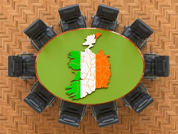 Vergadering van de Ierse regering — Stockfoto
