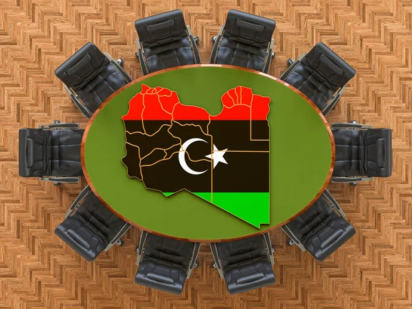 Reunión del Gobierno libio — Foto de Stock