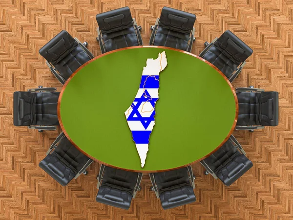 Vergadering van de Israëlische regering — Stockfoto