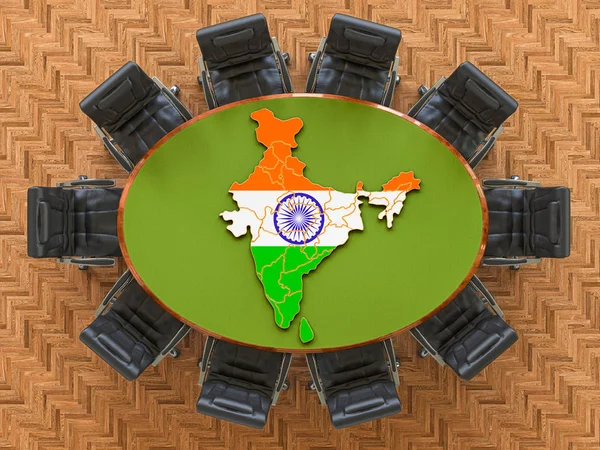 Reunião do Governo indiano — Fotografia de Stock