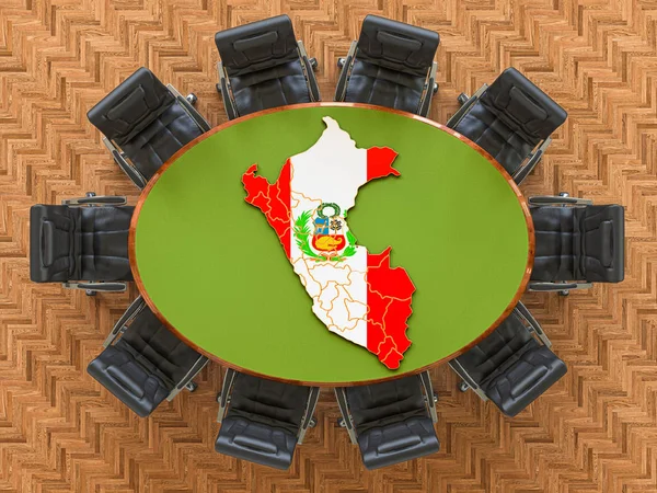 Vergadering van de Peruviaanse regering — Stockfoto