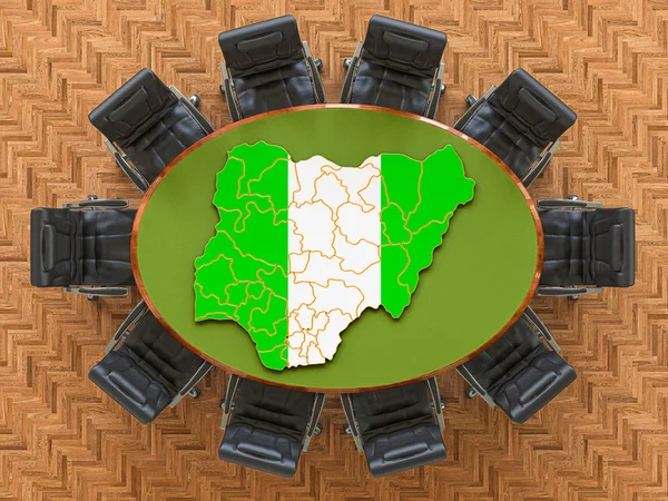 Posiedzenie rządu Nigerii — Zdjęcie stockowe
