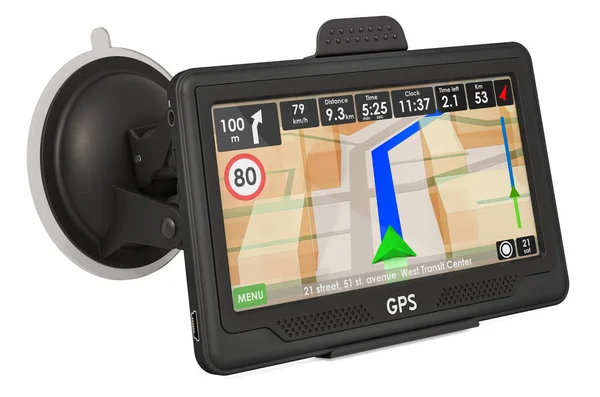 GPS навигатор, 3D рендеринг — стоковое фото