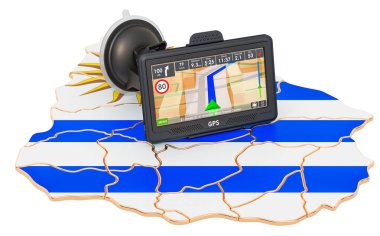 Uruguay 'da GPS navigasyonu, 3 boyutlu görüntüleme