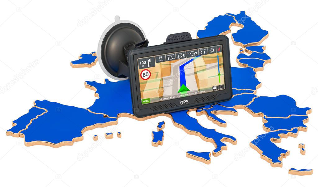 GPS navigation in the European Union, 3D rendering