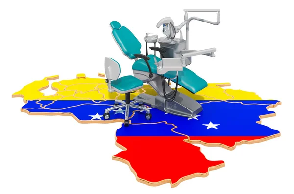 Tandvård i Venezuela koncept, 3D-rendering — Stockfoto