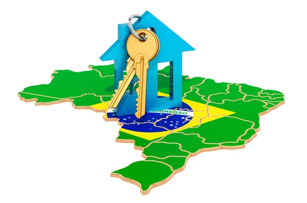 Fastigheter i Brasilien koncept — Stockfoto