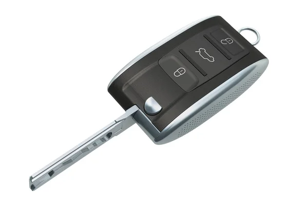 Car key with remote control, 3D rendering — 스톡 사진