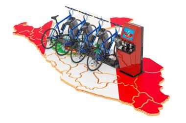 Peru konseptinde bisiklet paylaşım sistemi, 3D görüntüleme