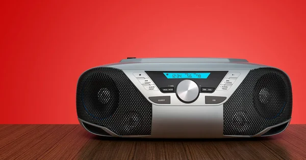 Modern CD Boombox with AM/FM Stereo Radio