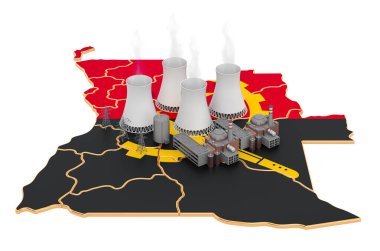 Angola 'daki nükleer enerji santralleri, 3D görüntüleme