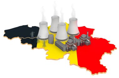 Belçika 'daki nükleer enerji santralleri, 3D görüntüleme