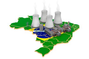 Brezilya 'daki nükleer enerji santralleri, 3D görüntüleme