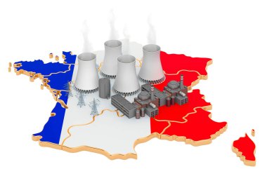 Fransa 'daki nükleer enerji santralleri, 3D görüntüleme