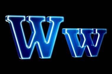 Hologram efektli W harfleri, 3D görüntüleme