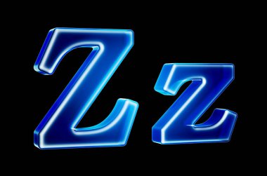 Hologram efektli Z harfleri, 3D görüntüleme