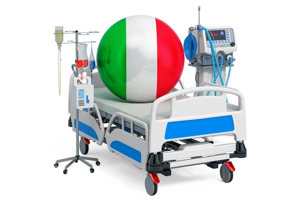 Ιταλική Υγειονομική Περίθαλψη Ιταλία Απόδοση Απομονωμένη Λευκό Φόντο — Φωτογραφία Αρχείου