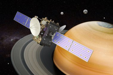 Satürn yörüngesindeki uzay sondası, 3 boyutlu görüntüleme