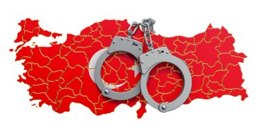 Türkiye 'de suç ve ceza kavramında 3D görüntüleme beyaz grupta izole edildi