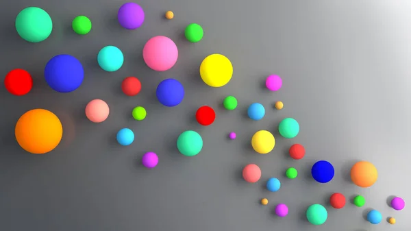 soyut renkli toplar