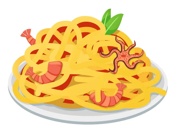 spagetti karides ile