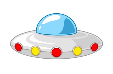 Cartoon stile UFO