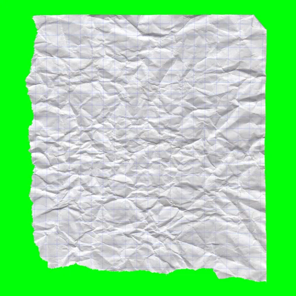 Yeşil arka plan üzerinde yırtık kağıt