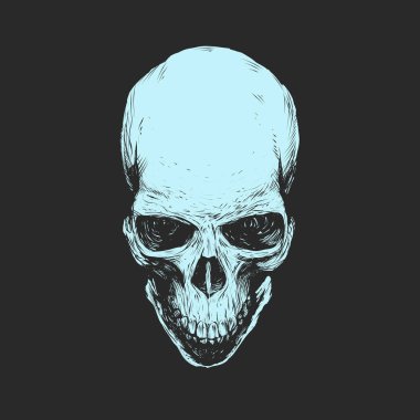 Vektör ürpertici kafatası