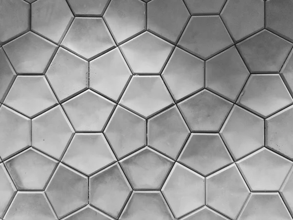 Geometrik desen tasarımı bir beton duvar