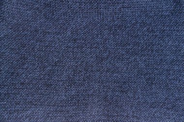 Mavi örülmüş yün veya örülmüş kumaş dokusu.