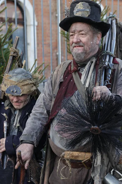 Victorian Christmas festival in portsmouth — Stock Photo, Image